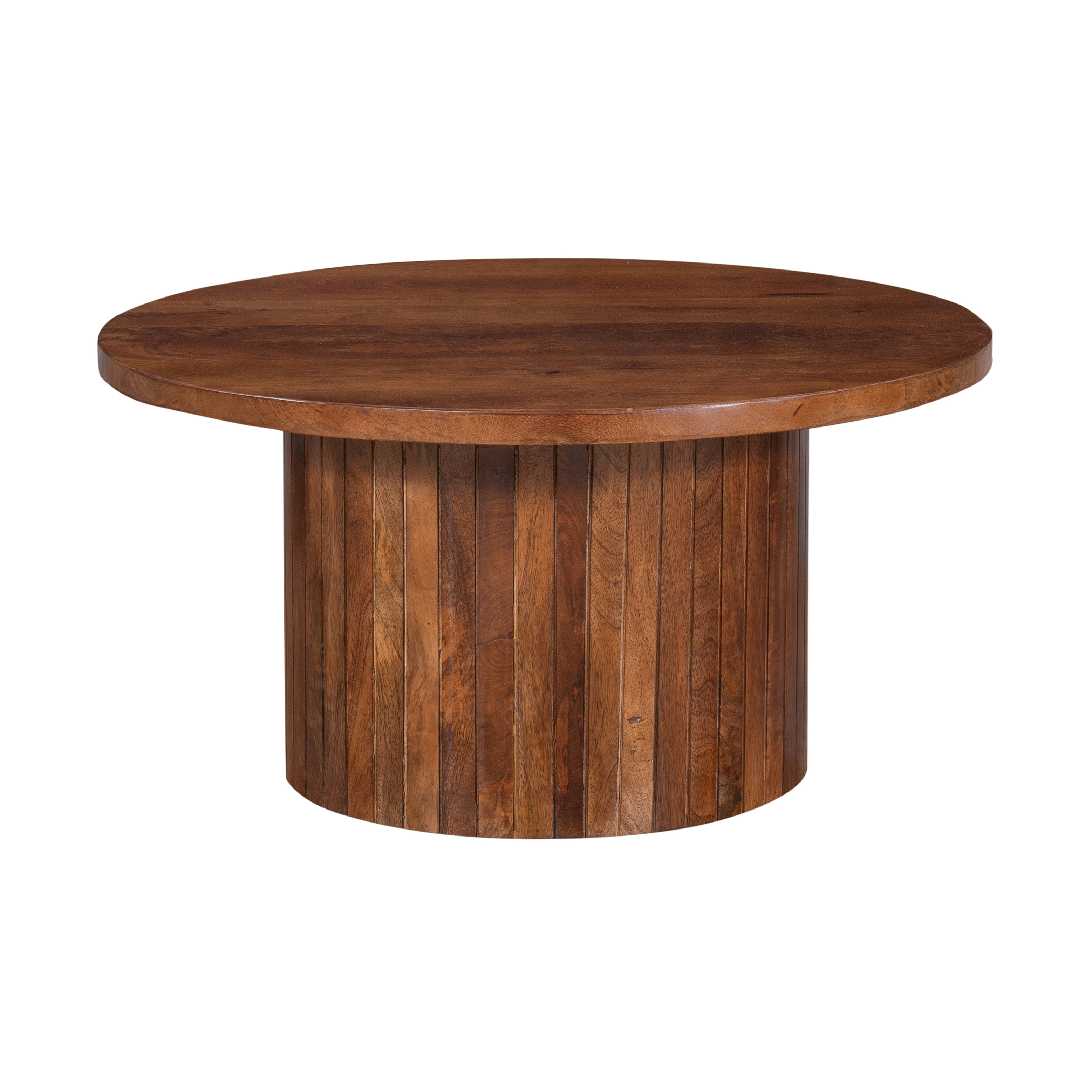 Furnisharp Solid Wood Round Coffee Table