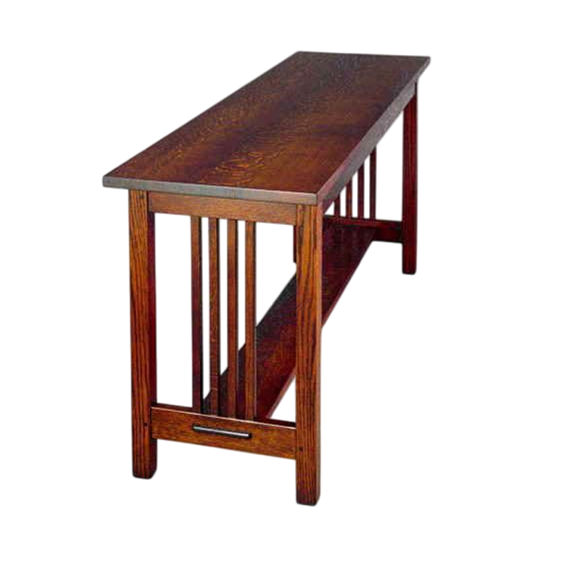 Furnisharp Solid Wood Console Table with Shelf