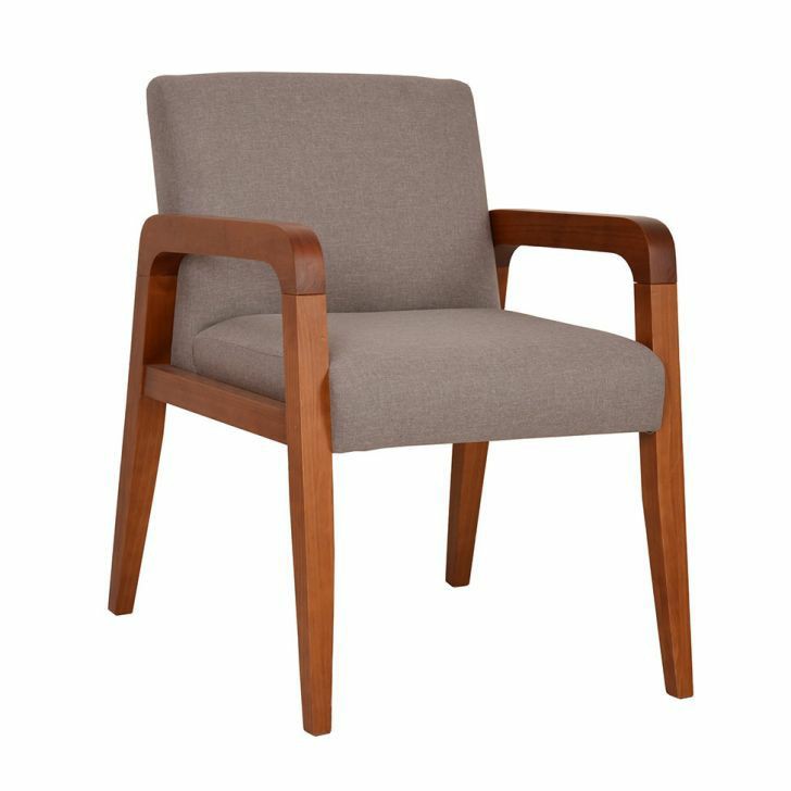 Furnisharp Modern Upholstered Wooden Armchair