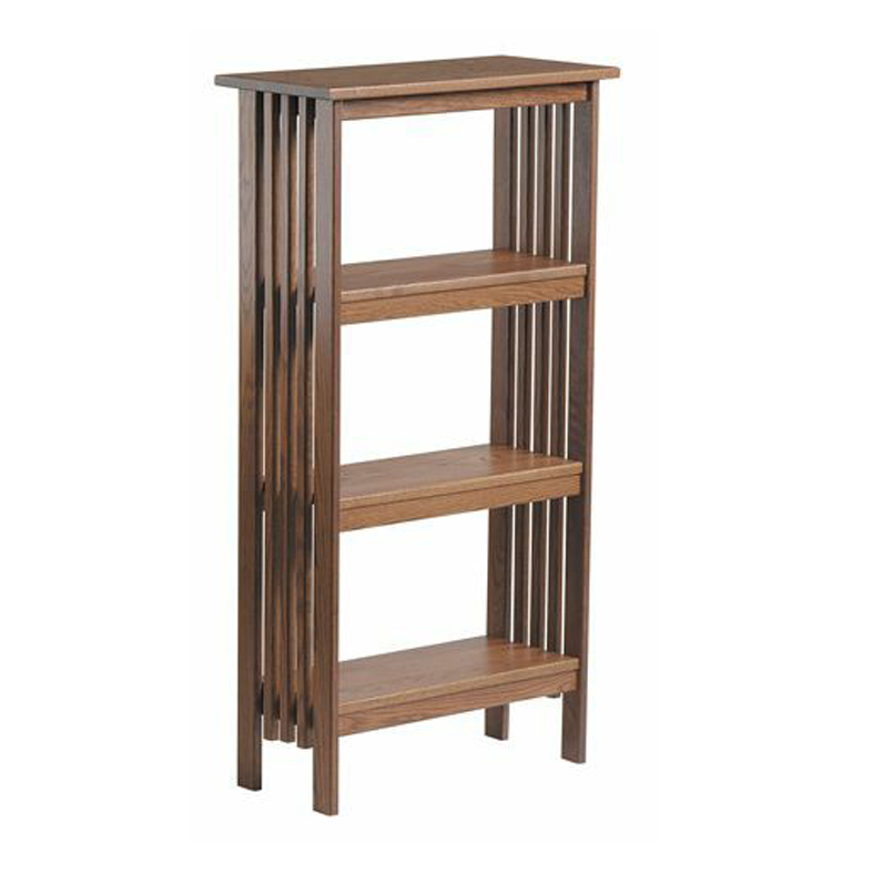 Furnisharp Mission-Style 3-Tier Wooden Bookshelf