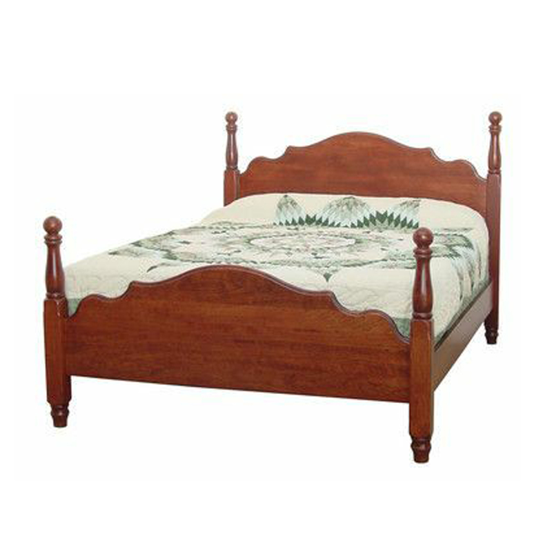 Furnisharp Colonial-Style Solid Wood Bed