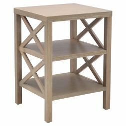 Furnisharp X-Side Light Oak Wooden Side Table