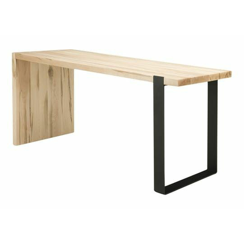 Furnisharp Minimalist Wood Console Table with Metal Accent
