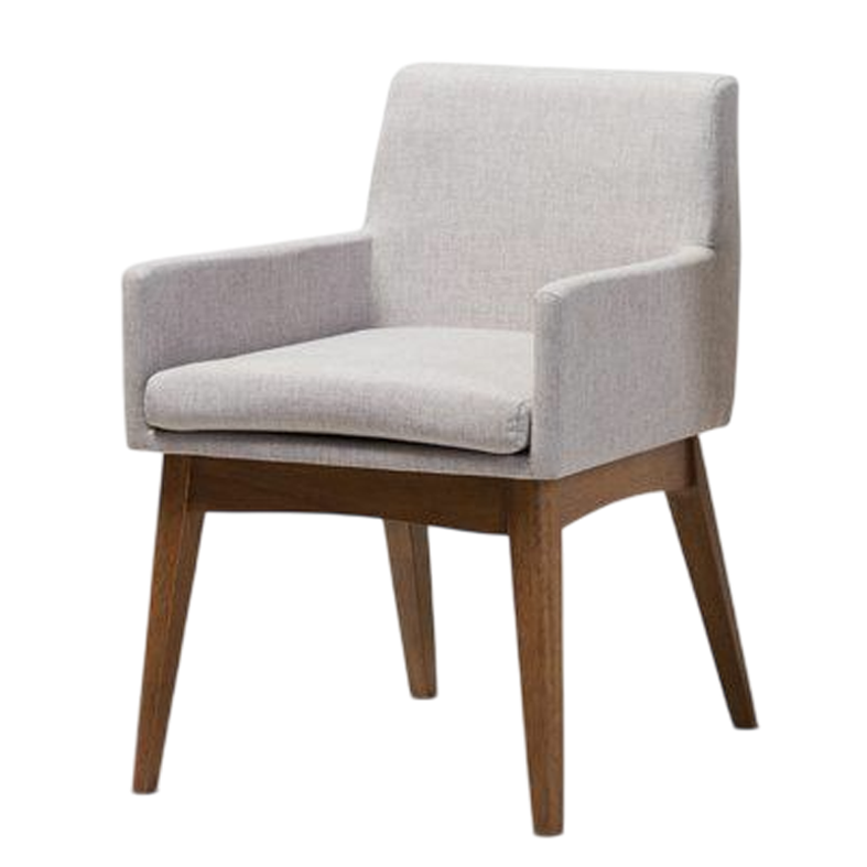Furnisharp Modern Upholstered Wooden Armchair