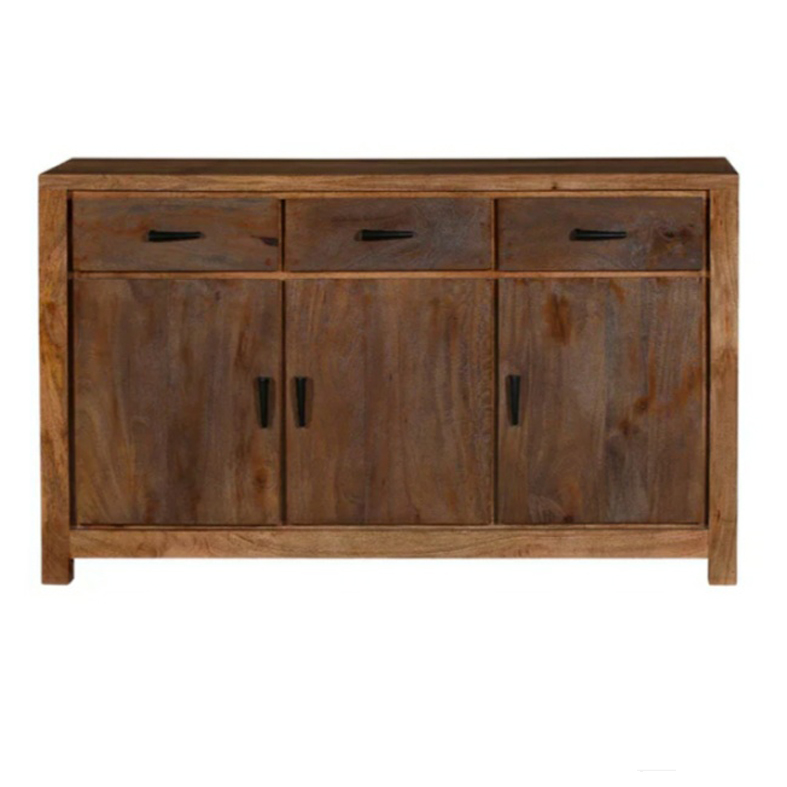 Furnisharp Rustic Solid Wood Sideboard Cabinet