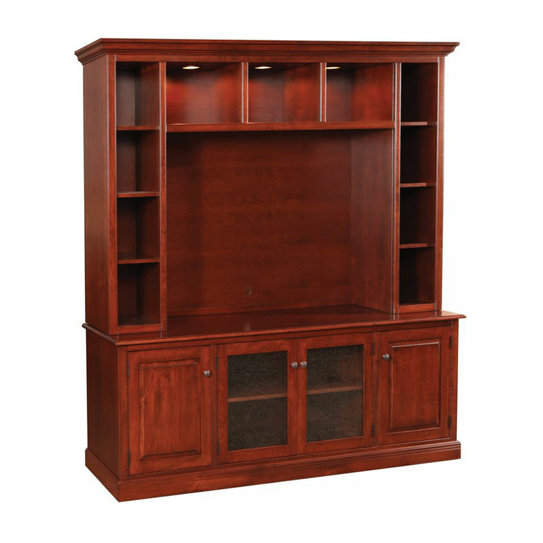 Furnisharp Classic Wooden Entertainment Unit with Shelving