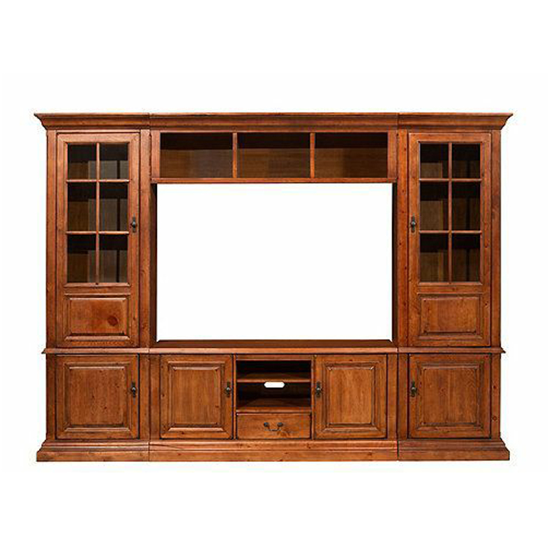 Furnisharp Grand Wooden Entertainment Wall Unit
